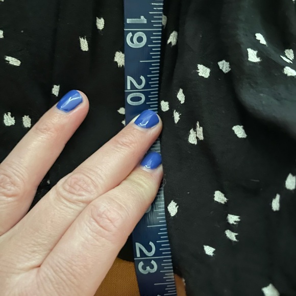 DONATING 2/11 Maeve by Anthropologie Black and White Polka Dot Blouse - Picture 9 of 9